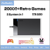 Retro Game 1TB SSD Console contains Retrobat Playnite and Hyperspin emulators with 20000+ high score retro game for Xbox PS4 PS3