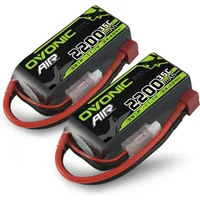 2PCS Ovonic 3S 2200MAh 11.1v 35C RC LiPo Battery With Deans / XT60 Plug For RC Helicopter Airplane Quadrotor Drone 2PCS