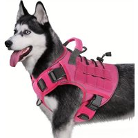 New Dog Outdoor Tactical Vest Pet Harness Medium and Large Dog Military Dogs Collars Harnesses Leads