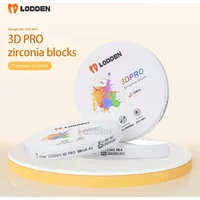 Lodden 3D PRO Dental Lab Zirconia Block Multilayer Zirconia Disc Dentist Material Vita 16 Colors for CAD CAM 98mm Open System