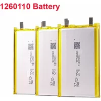 1260110 Polymer Lithium Battery 3.7V 10000mAh Rechargeable Li-Po Cell for GPS, E-Reader, Power Bank, Tablet