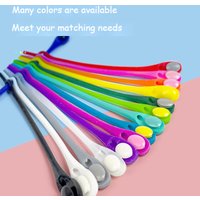 12-Pack Laceless Silicone Elastic Laces Rubber Laces Adult Kids Lazy Lace Free Laces One Size Versatile Fits Most Shoes