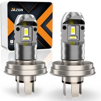 R2 P45T LED Headlight Bulb DC 12V Super Bright White High Low Beam LED Bulb for Motorcycle Headlight Non-polarity