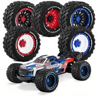 4pcs RC Truck Wheel Rim Tires for 1/14 1/16 Traxxas Summit E-Revo ARRMA Mini Kraton 3S SCY MXJ Hyper Go RC Upgrade Accessories