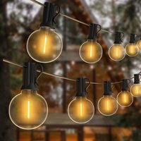 Globe G40-Guirxiété Lumineuse LED, Décoration de Noël, IP45, Chaîne de Dégradation pour Jardin Extérieur, ixde Mariage, 14m, 15m, 18m, 26m