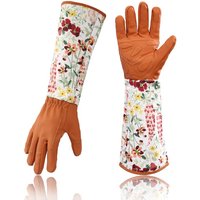 Printed Gardening Gloves Garden Gloves Long Sleeves Wrist Stab-proof Labor Insurance Gardening Gloves Gardening Gloves