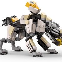 Horizon Zero Dawn Mechanical Beast Model Toy Animal Armor Plastic Building Blocks Collectible Figures Adult Puzzle Game