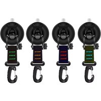 Suction Cup Hooks Strong Car Tent Buckle with Glass Hook Camping Accessories Mountaineering Buckle forTravel Hiking Suction Cup