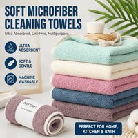 Super Absorbent Thickened Coral Fleece Towel Soft Fast Drying Microfiber Face Towels Washcloth for Home