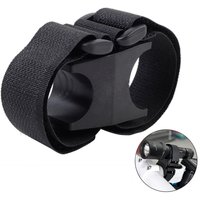 Multi-Purpose Bike Strap Flashlight LED Torch Mount Holder Bike Lock Clamp Holder Hook&Loop Band Mountain Bicycle Accessories