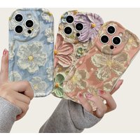 Oil Painting Flower Case For Samsung Galaxy A17 A57 A37 A15 A54 A16 A07 A26 A36 A06 A25 S26 S25 Ultra A56 A55 5G S24 Plus FE