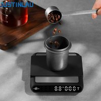 JUSTINLAU Smart Espresso Coffee Scale Professional Pour Over Drip Electronic Coffee Scale with Timer LED Display Barista Tools