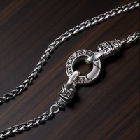 New 925 Sterling Silver Necklace Vintage chain Style for Women Man Wedding Engagement Jewelry Fashion Classics Gift Party