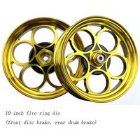 For Honda DIO five-ring wheels Alloy front back wheels for DIO50 AF17 AF18 AF25 AF27 AF28 Z4 ZX AF34 AF35 AF56
