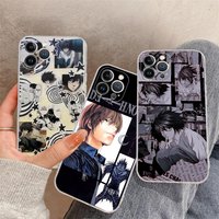 D-death Note anime Phone Case For iPhone 15 14 11 12 13 Mini Pro XS Max Cover 6 7 8 Plus X XR SE 2020 Funda Shell