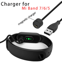 Magnetic Charging Cable For Xiaomi Mi Band 5 6 7 USB Charger Dock For Mi Band 5 6 7 Portable Chargers Line