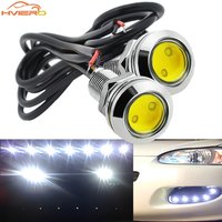 2Pc 18MM Auto Car Eagle Eye DRL Led Daytime Running Day Light Fog Lamp 12V Reversing Brake Parking Turn Signal Automobiles Lamps