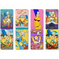 Anime S-Simpsonss Cartoon Art Anime 1 Set Of 4 Pcs Funny Shell Ultra Thin No Fade Sticker Skin Cover Film Debit Credit Card