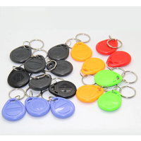 T5577 Rewritable Smart Keychain 125Khz Clone Tag RFID Copy Writer Token EM4305 Badge Proximity Ring EM ID Card