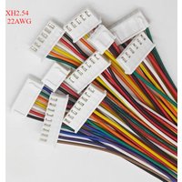 10 Stück XH2.54 22AWG 3A 2/3/4/5/6~12P 0,1 Zoll Rastermaß Stecker-Buchse-Verbinder TJC3 8cm/10cm/20cm/50cm Kabelbaum-Steckverbinder