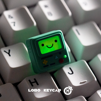 Bmo Adventure Time-Themed Light-Transmitting Single Personality Custom Creative Keycap Mechanical Keyboard Attachment Keycap Esc