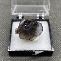 100% natural Inner Mongolia phantom fluorite bead raw stone mineral specimen healing crystal gemstone + box size :35*35*35mm