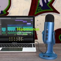 Le studio universal serial bus, microphone à condensateur professionnel ordinateur personnel podcasts streaming de jeux mobiles chant microphone d'enregistrement d'écran d'ordinateur portable