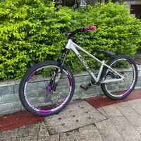 Hydraulic Disc Brake Dirt Jump 26-Inch Street Tire New 120mm Travel Air Suspension Fork Aluminum Alloy Frame Single-Speed Bike