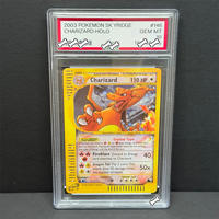 PTCG DIY 2003 POKEMON SK YRIDGE CHARIZARD-HOLO GEM MT ILLUSTRATOR GAME GREY FELT HAT VAN GOGH Game Card Gift Toy Dropshipping