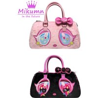 Harajuku Y2k Japanese Kawaii Handbag Pink Black Plush Bag