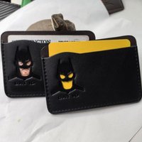 1pc Hero Squad Bat ID Character Short Card Holder Case Personalized Superhero Mask Card Holder Wallet For Friends Gift