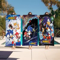 S-Sonic X-X Anime Classic Movie Big Microfiber Beach Towels Towel Sand Beach Towels Pool Towel for Travel Swim Pool Yoga