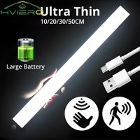 Veilleuses LED sans fil avec détecteur de mouvement, lampe aste par USB, ampoule magnétique pour armoire, chambre, Cisco, cuisine, allée, détecteur de tube