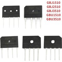 5PCS High quality Diode Bridge Rectifier GBJ1510 GBJ2510 GBJ3510 GBU1510 GBU3510 15A 25A 35A 1000V Rectifiers Diodes