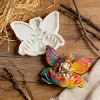 Butterfly Flower Fairy Silicone Mold, Dipping Mold, Used for Making Resin and Gypsum Artifacts, Decorative Hanging Pieces