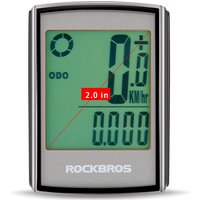 AliExpress ROCKBROS Waterproof Bicycle Computer LCD Backlight Stopwatch Wireless Cycling Bike Computer Speedometer Odometer MTB Accessories