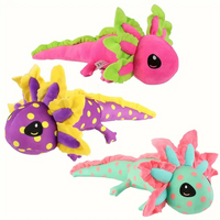 42cm Axolotl Plush Toys Lifelike Large Eyes Lizard Plush Dolls Stuffed Animal Toys Kids Birthday Gift Home Decor Festival Gifts