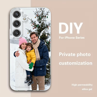 DIY Customized Photo Clear Phone Case For Samsung Galaxy S25 S24 S23 S22 S21 S20 S10 S9 Note 10 20 ULTRA PLUS FE PRO 4G 5G