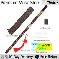 M MBAT fabriqué à partir de 8 ans de bambou amer séché à l'air flûte de bambou de haute qualité instruments de musique traditionnels chinois transversaux