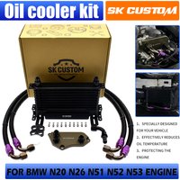 SK CUSTOM For BMW N20 N26 N51 N52 N53 N54 N55 Engine Oil Cooling Kit F30 F34 F07 F10 F12 E84 E83 F25 E71 E90 E93 Radiator Cooler