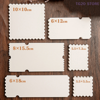 25 Sheets 300g Stamp Ticket Stub Watercolor Painting Paper Fine Lines Portable Water Color Paper Art Supplies