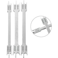1PC Orthodontic Bracket Positioner Gauge Stainless Steel Locator Positioner Small Medium Large Brackets Ortho Ruler