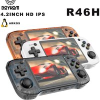 R46H Retro Handheld Game Console Linux System 4.2Inch IPS Portable Pocket Player 128G 29K Games Video Gaming Kids Gifts R36S pro