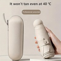 2026 New Mini Capsule Umbrella Ultralight Compact Pocket Anti UV Protection Sun Rain Umbrella For Ladies Travel