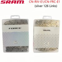 SRAM Force E1 Rival E1 Road Bicycle Chain CN-RIV-E1 CN-FRC-E1 Road Flattop E1 Road Bike Chain 126 Links 12/13 Speed