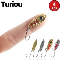 4Micro lure bait, small minnow, freshwater long-throwing fishing lure, single hook, for whitebait, minnow, and snakehead