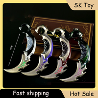 17cm Valorant Claw Knife Game Melee Toy Sword Karambit Shadow Hook with Holster Boys Gifts Props Game Collections Decorations