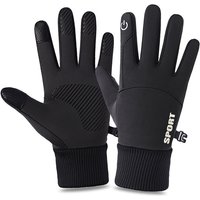 AliExpress NONE Winter Gloves for Men Women Cycling Touchscreen Anti-Slip Gloves Ski Hiking Windproof Motorcycle Thermal Water-Repellent Gloves