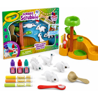 Crayola Scribble Scrubbie Pets Dinosaur Waterslide, Dinosaur Toys Pet Grooming Toy, Gifts 74-7489