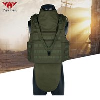 YAKEDA new PALS outdoor full protection, wear-resistant, breathable, protective gear, neck protection, training vest